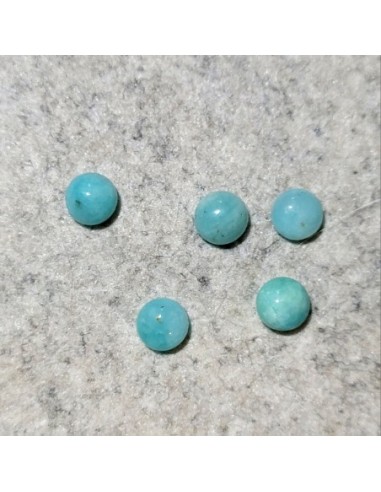 Amazonit Cabochon, 4mm