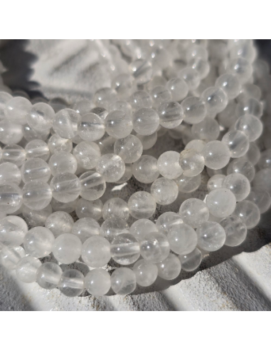 Bergkristall Quarz Perlen, 4-5 mm