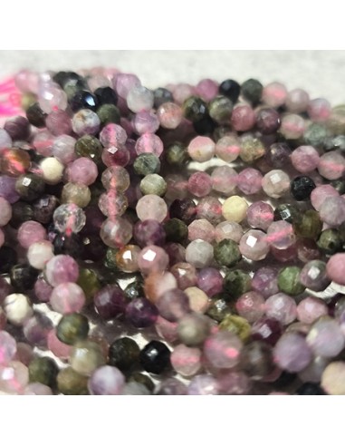 Natürliche Turmalin Perlen facettiert, 4-4,5mm