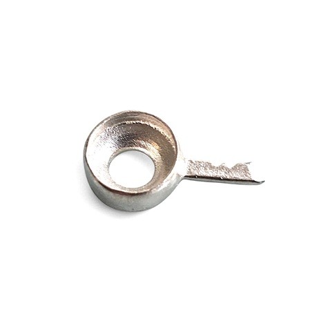 Schalenfassung Cabochon 8mm mit Zunge