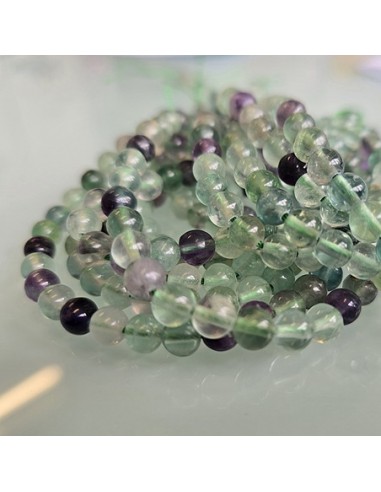 Fluorit Perlen Kl. ab, 4 mm