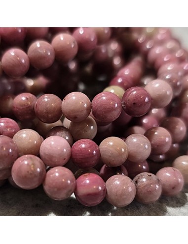 Rhodonit Perlen 6 mm