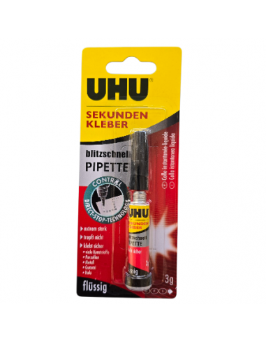 UHU Sekundenkleber blitzschnell, 3g