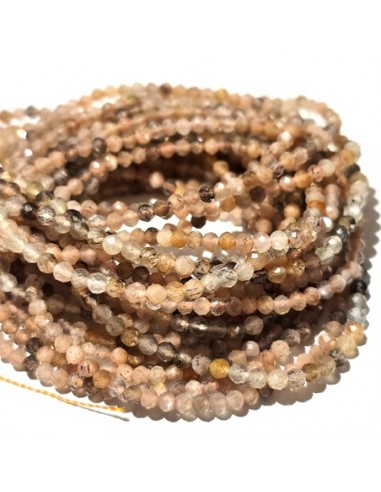 Natürliche Multi-Mondstein-Perlen, facettiert