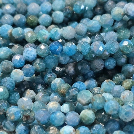 Apatit Perlen facettiert 4mm