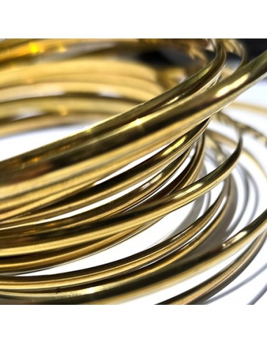 Messingdraht halbrund,  4x1mm