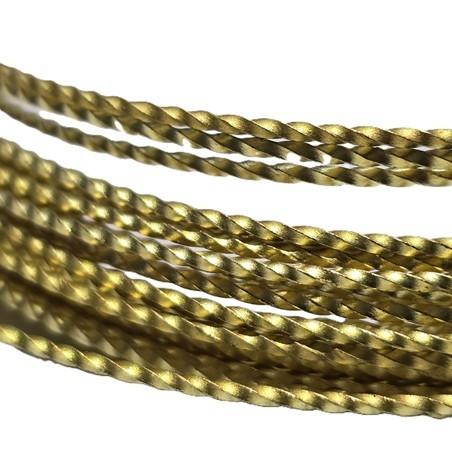 Messing Verdrehtes Quadrat 1,2 mm