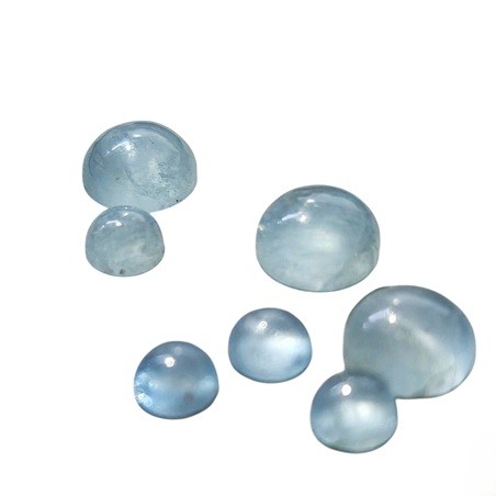 Aquamarin Cabochon 6 mm