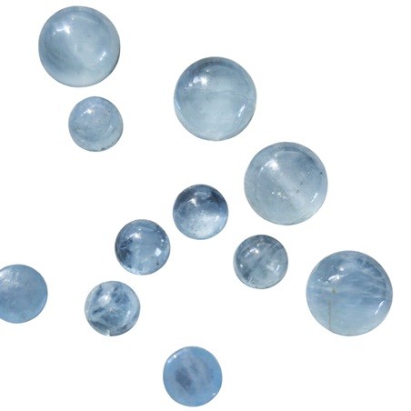 Aquamarin Cabochon 4 mm