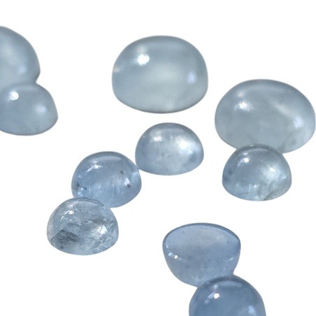 Aquamarin Cabochon 4 mm