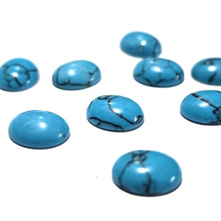 Türkis Cabochon oval