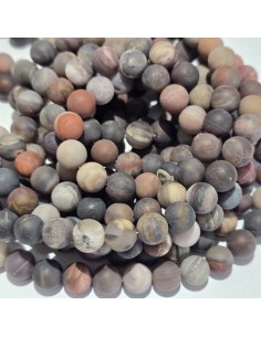 versteinertes Holz Perle matt