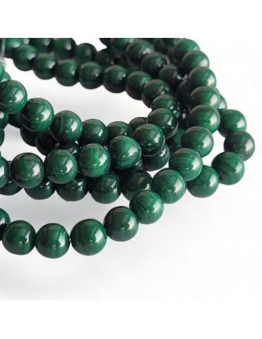 Malachit Perlen 6 mm,  Kl. A