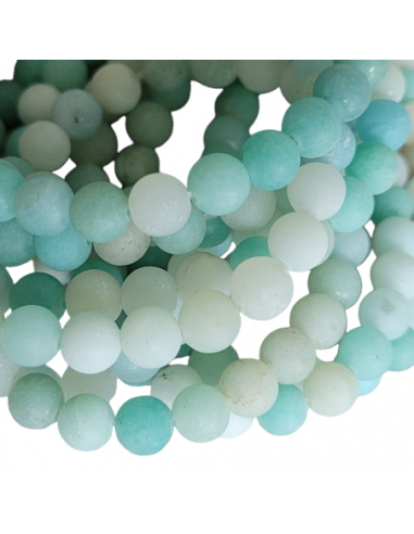 Natürlicher Amazonit matt, 4mm