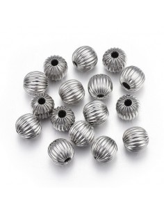 Wellenperle Edelstahl 2