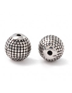 Edelstahlperle Dots 2