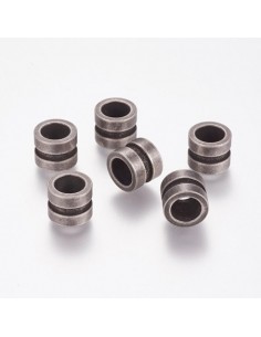 Edelstahlperlen Zylinder 1,...