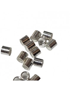 Quetschperlen Rohr 925, 2mm