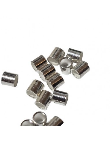 Quetschperlen Rohr 925, 2mm