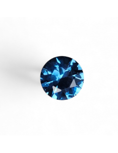 Zirkonia blau rund 7mm