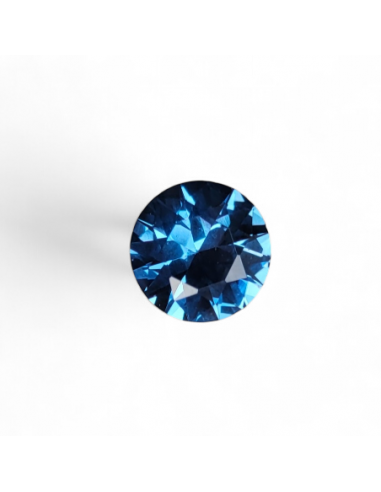 Zirkonia blau rund 7mm
