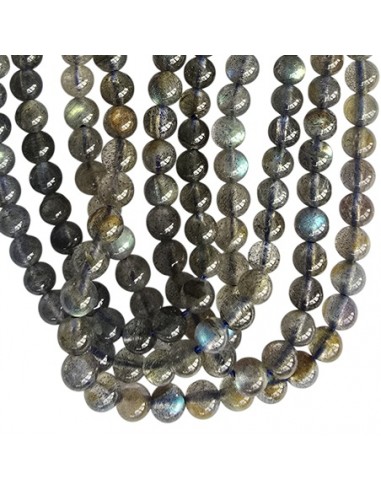 Labradorit, Perlen 4 mm