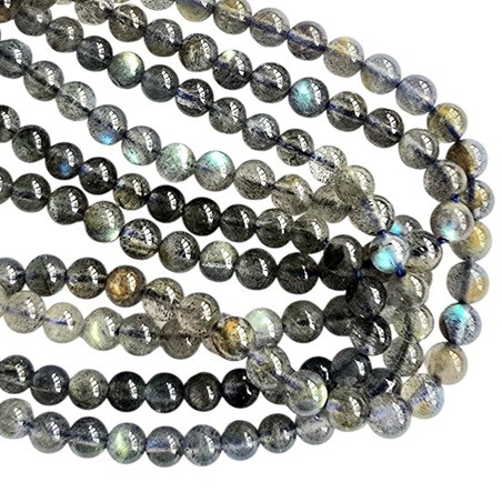 Labradorit, Perlen 4 mm