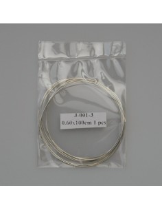 Feinsilberdraht 999, 0.6mm 100cm