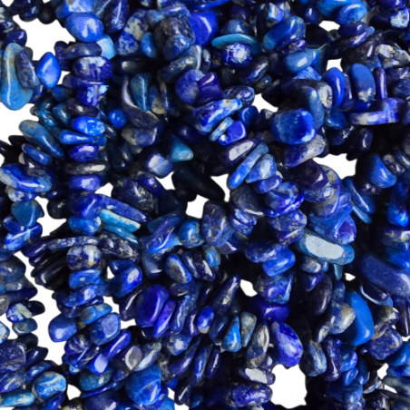 Lapislazuli Perlen Chips Kl. A