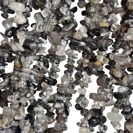 Rutilquarz Perlen Chips, 5-8 mm