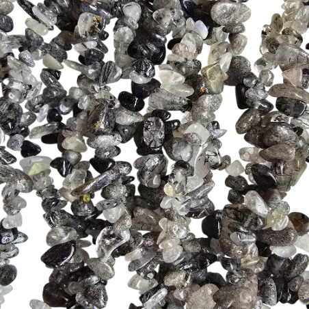 Rutilquarz Perlen Chips, 5-8 mm