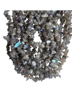 Labradorit Perlen Chips, 5-8 mm