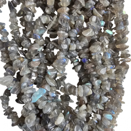 Labradorit Perlen Chips, 5-8 mm