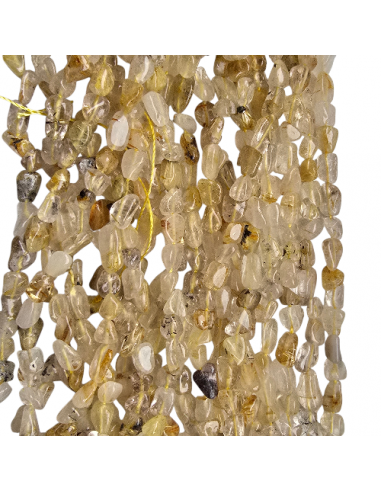 Citrin Perlen facettiert 3 mm