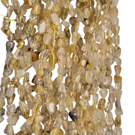 Citrin Perlen facettiert 3 mm