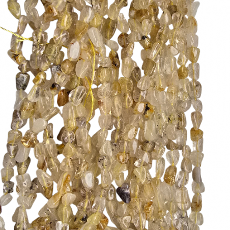 Citrin Perlen facettiert 3 mm