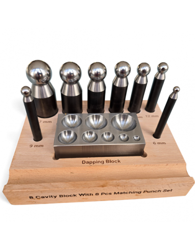 Punzensatz flacher Kugelanke