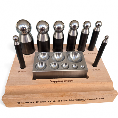 Punzensatz flacher Kugelanke