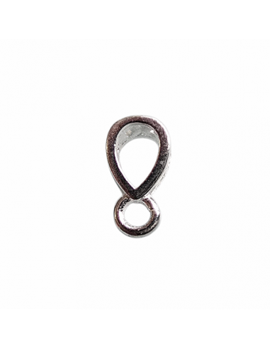 Anhängerschlaufe verziert, 10x4 mm