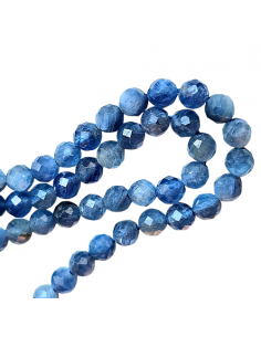 Kyanit Perlen 4mm facettiert