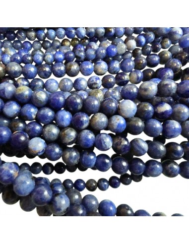 Sodalit Perlen 4 mm, Kl. A