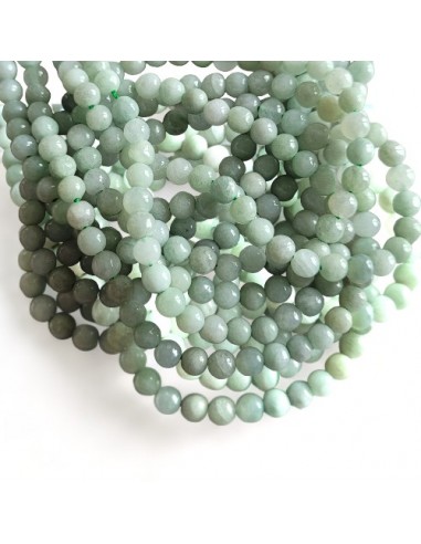 Myanmarische Jade Perlen, 4 mm