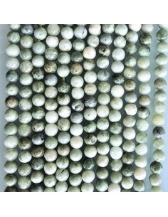 Myanmarische Jade Perlen, 6 mm