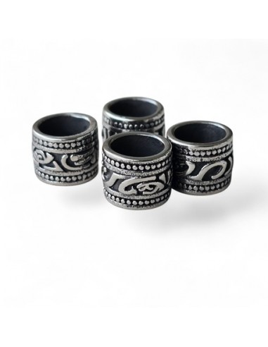 Edelstahlperlen Antik Style 8,5 x 11...