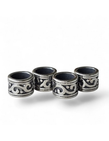 Edelstahlperlen Antik Style 8,5 x 11...