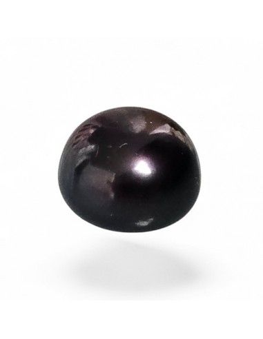 Süsswasserperle dunkel 10-11mm Button