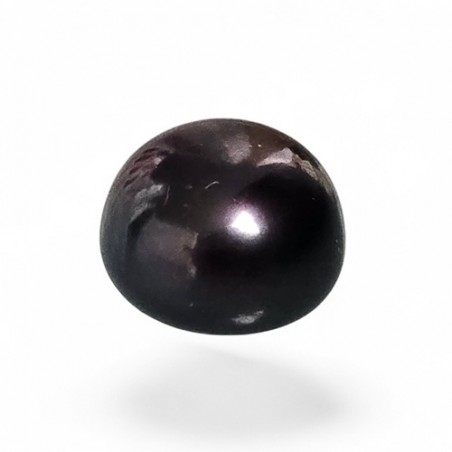 Süsswasserperle dunkel 10-11mm Button