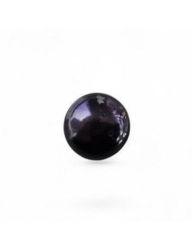 Süsswasserperle dunkel 13mm button