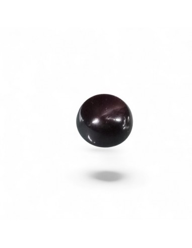 Süsswasserperle dunkel 14mm Button