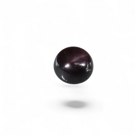 Süsswasserperle dunkel 14mm Button